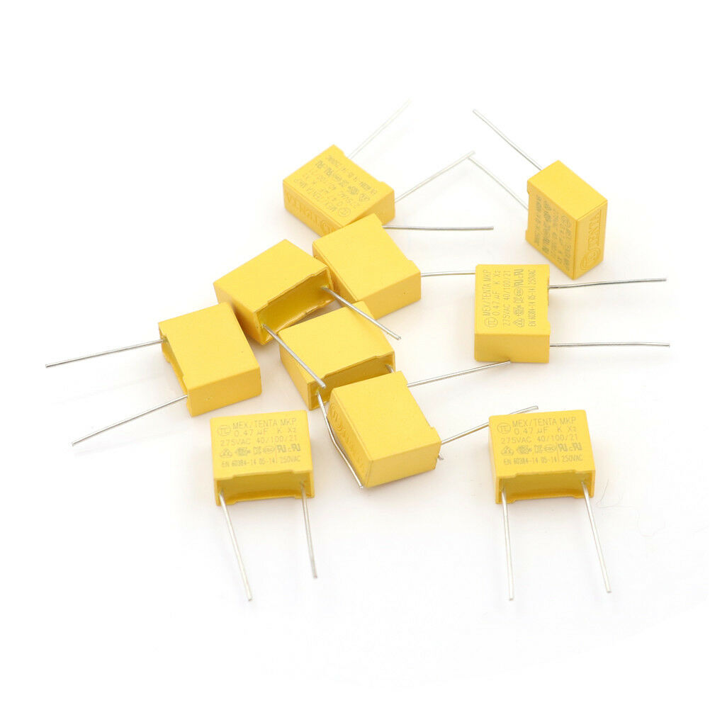10pcs X2-MPX Polypropylene Film Safety Security Capacitor 0.22uF 275V SEDD