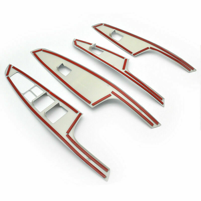 Chrome Door Window Switch Panel Cover Trim Molding For Hyundai Tucson 2016-2020