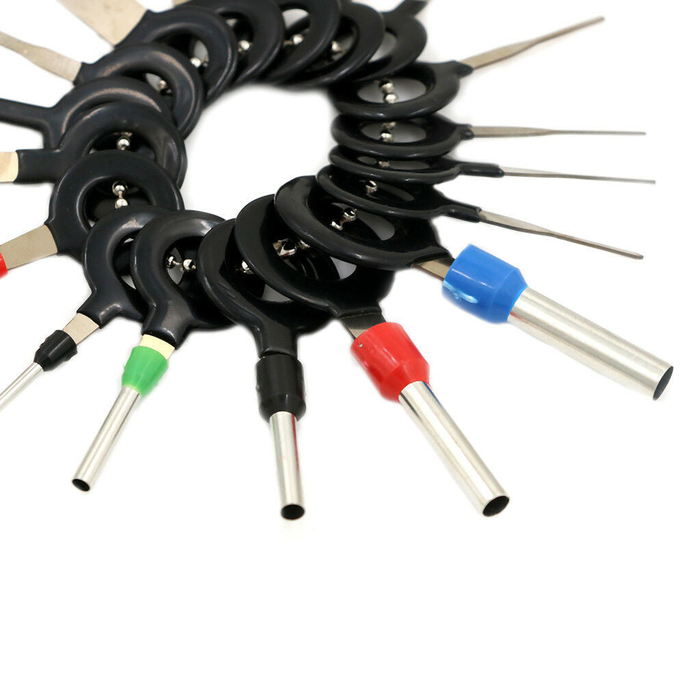 18Pcs Wire terminal removal tool car electrical wiring crimp connector pin kitDD