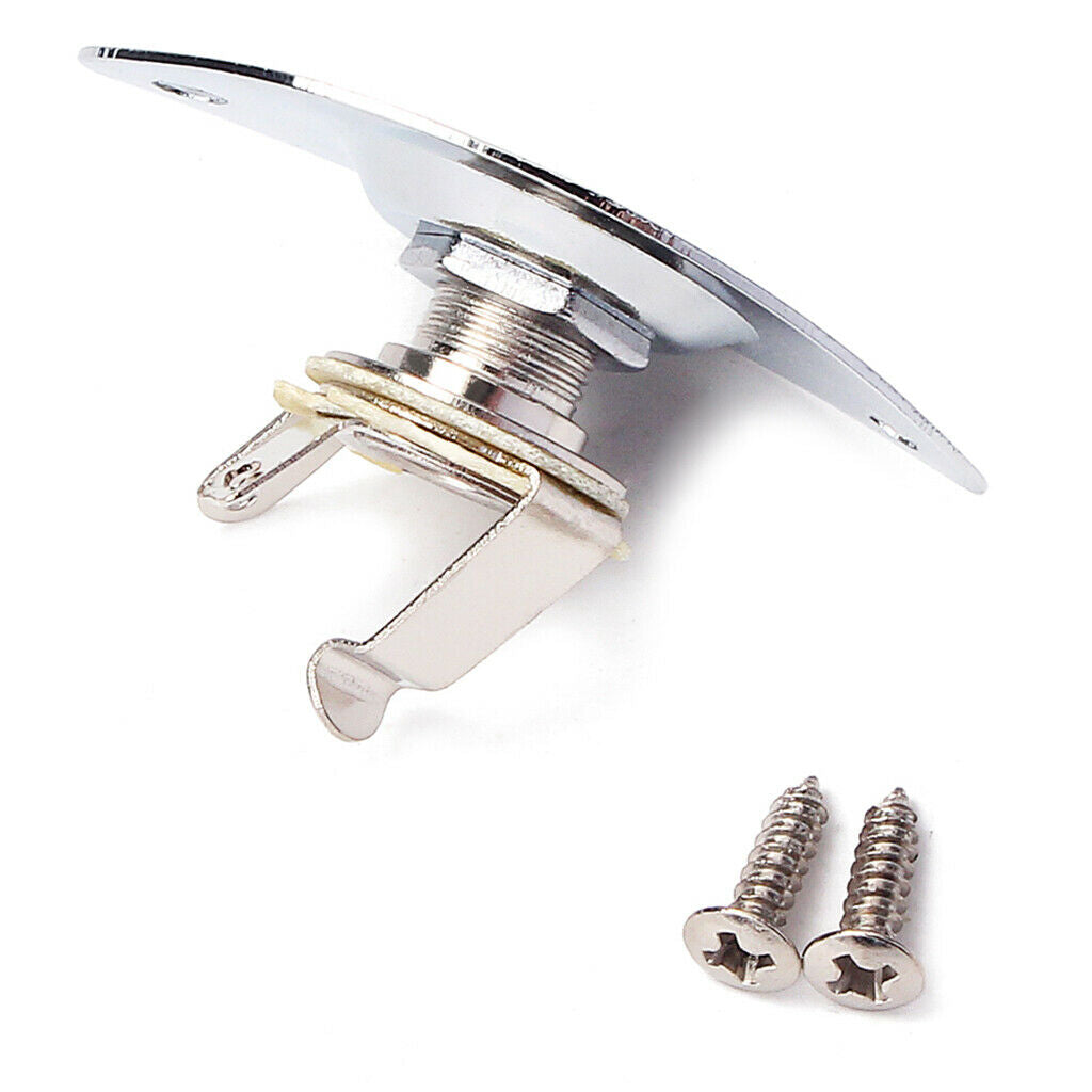 Electric Guitar Oval Shape Output   Plate 1/4inch for  ST  TL