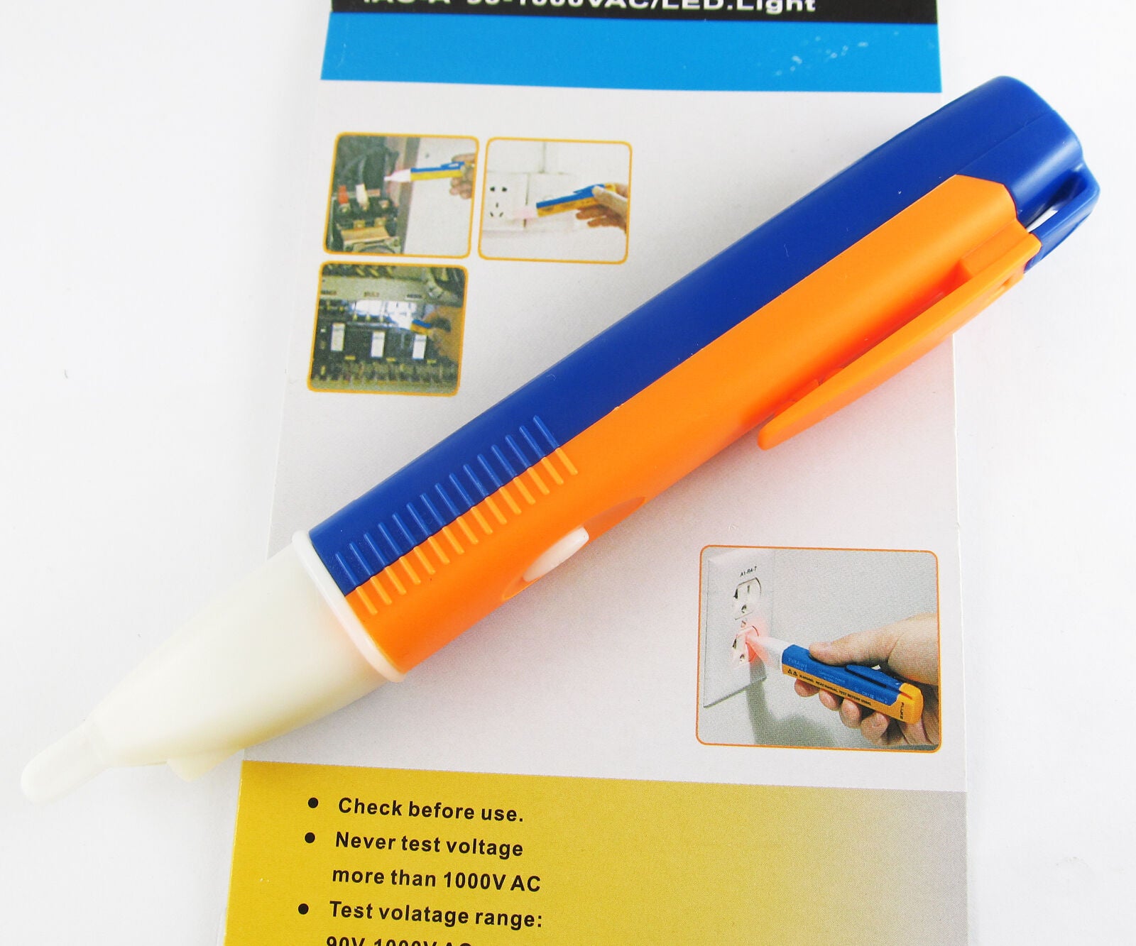 AC Electric Voltage Power Detector Non-Contact 90-1000V Sensor Tester Pen Stick