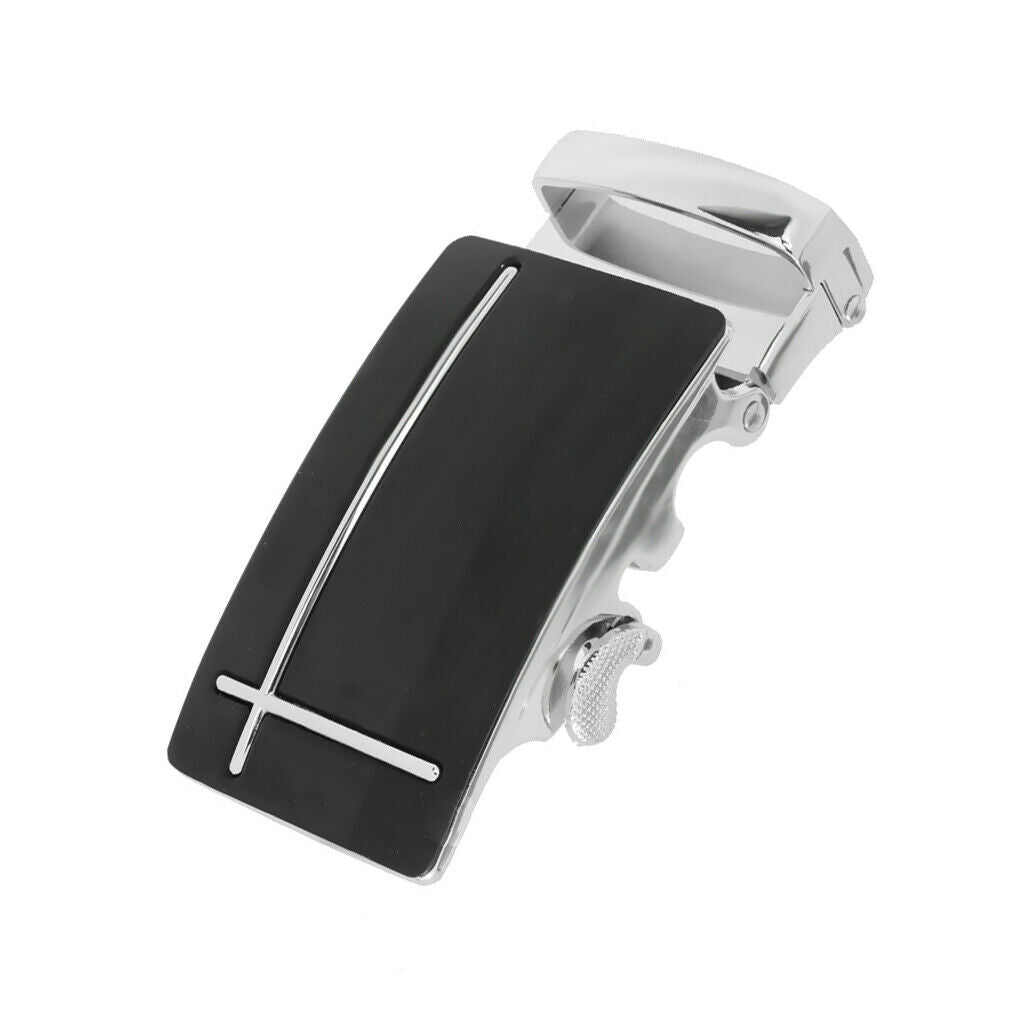 Automatic 2-piece Ratchet Buckle For Men's Leather
