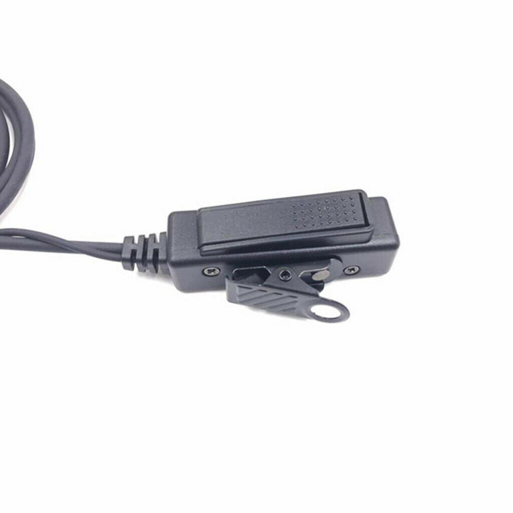 Soft G Shape Radio Ear Piece Headphone PTT with Mic for Kenwood Earphones