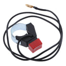 Red Button 7/8" Handlebar Motorbike Stop Kill On/Off Switch For 49cc Bikes