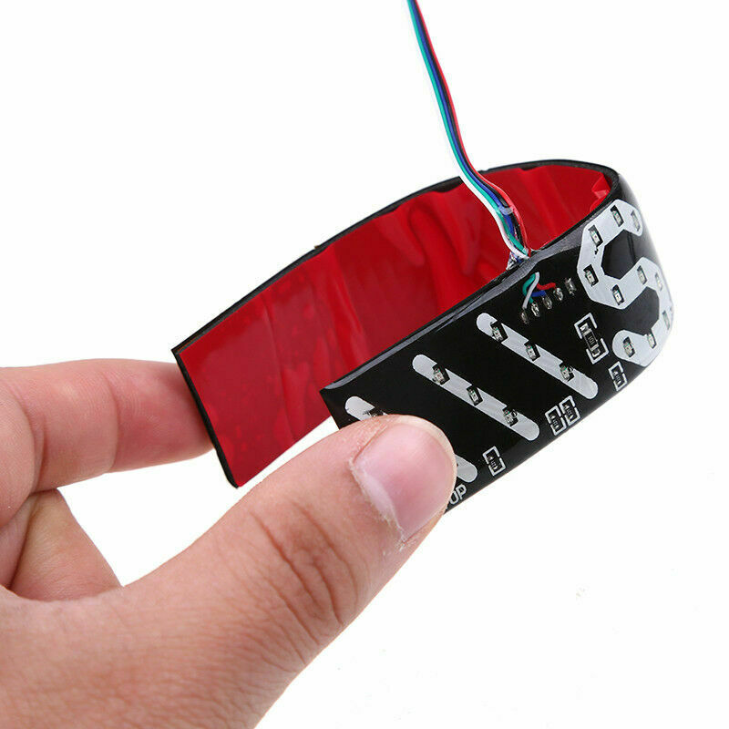 Motorcycle Bikes Tail Brake Stop Light Turn Signal LED Lamp Safety Red Amber