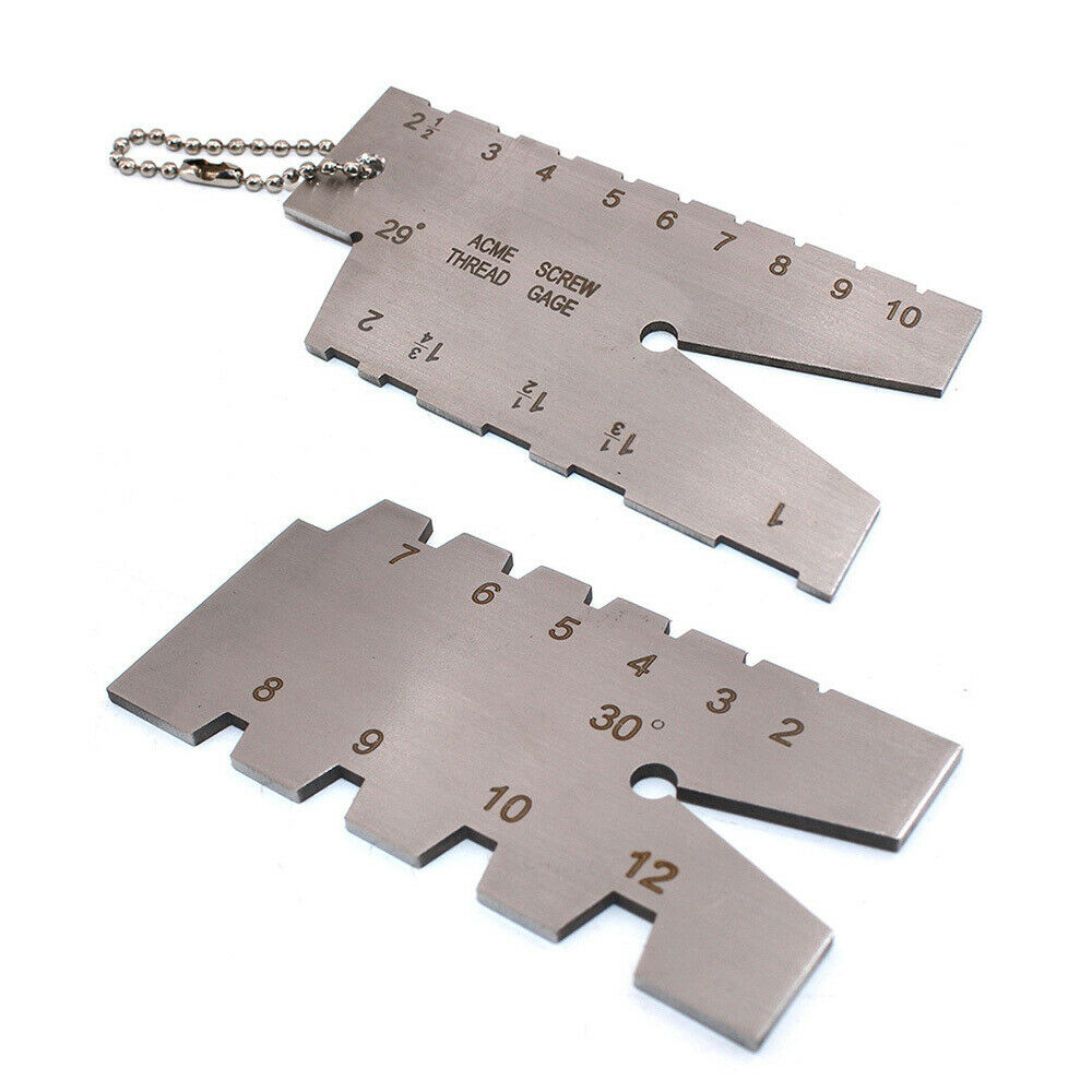 29/30 Degree Grinding Gage Thread Angle Ruler Metalworking Screw Thread Gauge LI