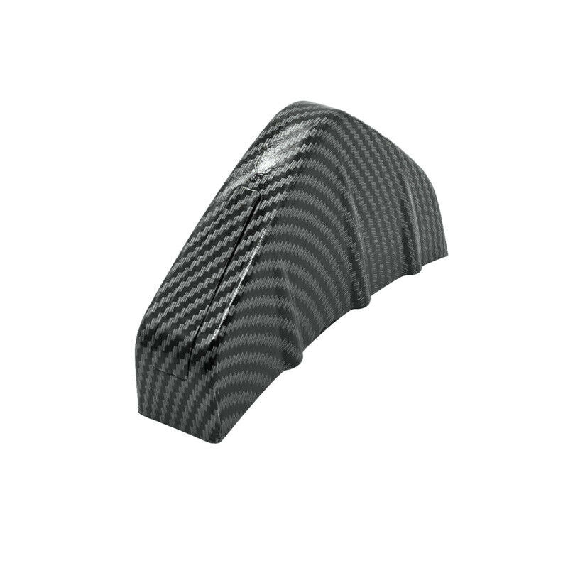 4pc Car Rear Bumper Lip Diffuser Shark Fins Splitter Carbon Fiber for Universal