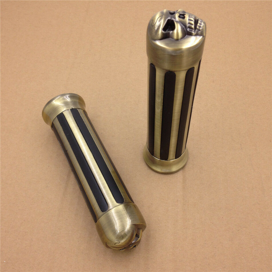 Spike 1" Handlebar Grip for Harly FLHR Road King Models Softail Springer Bronze
