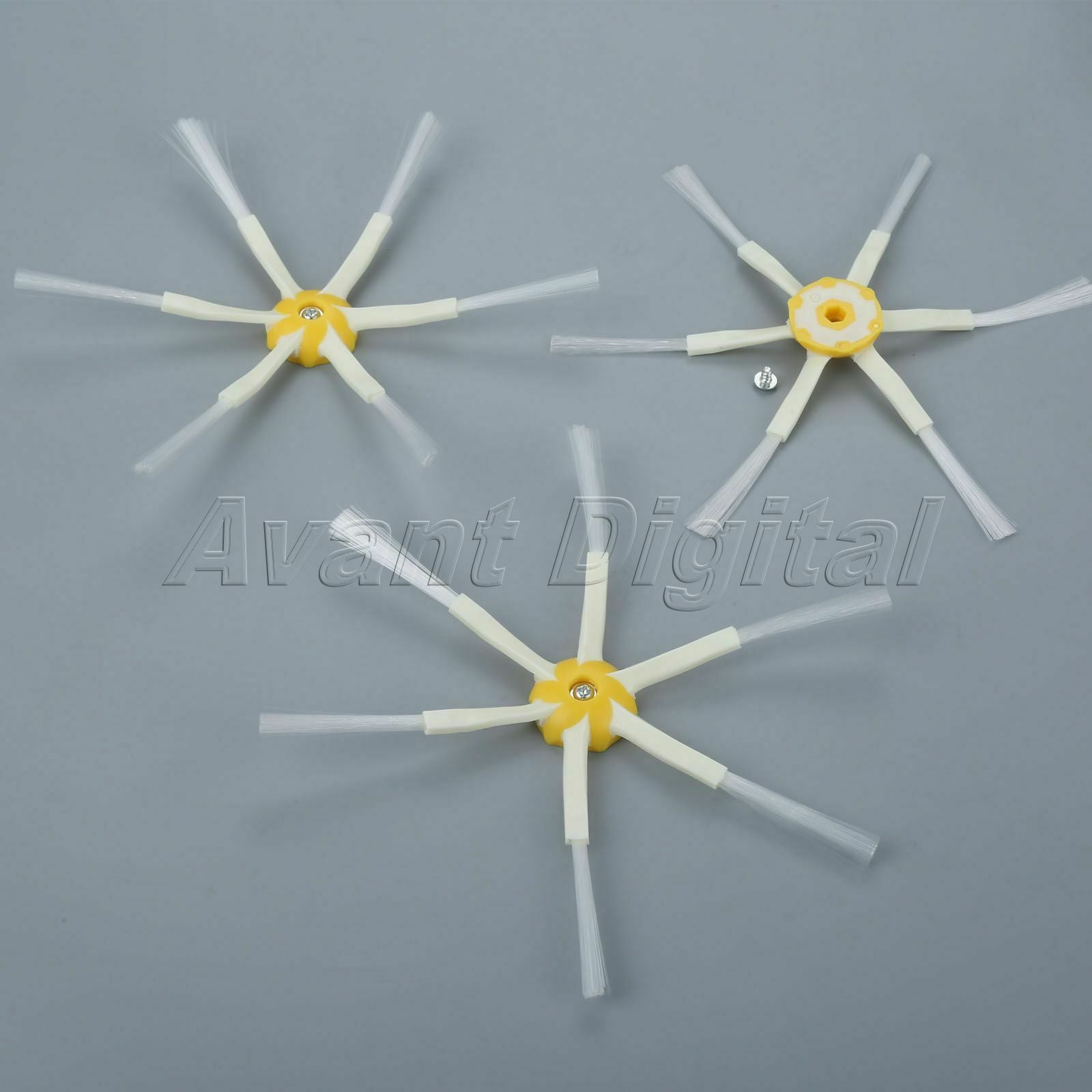Side Brush 6-armed Filter Set Fit For iRobot Roomba 500 600 Series 620 630 Parts