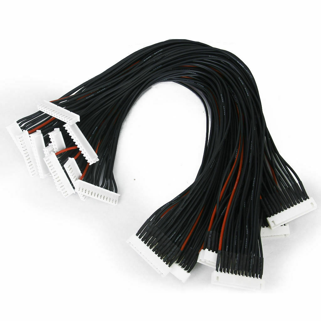 10pcs 30cm JST-XH RC 12S Lipo Balance Wire Extension Cable Cord for R/C Plane