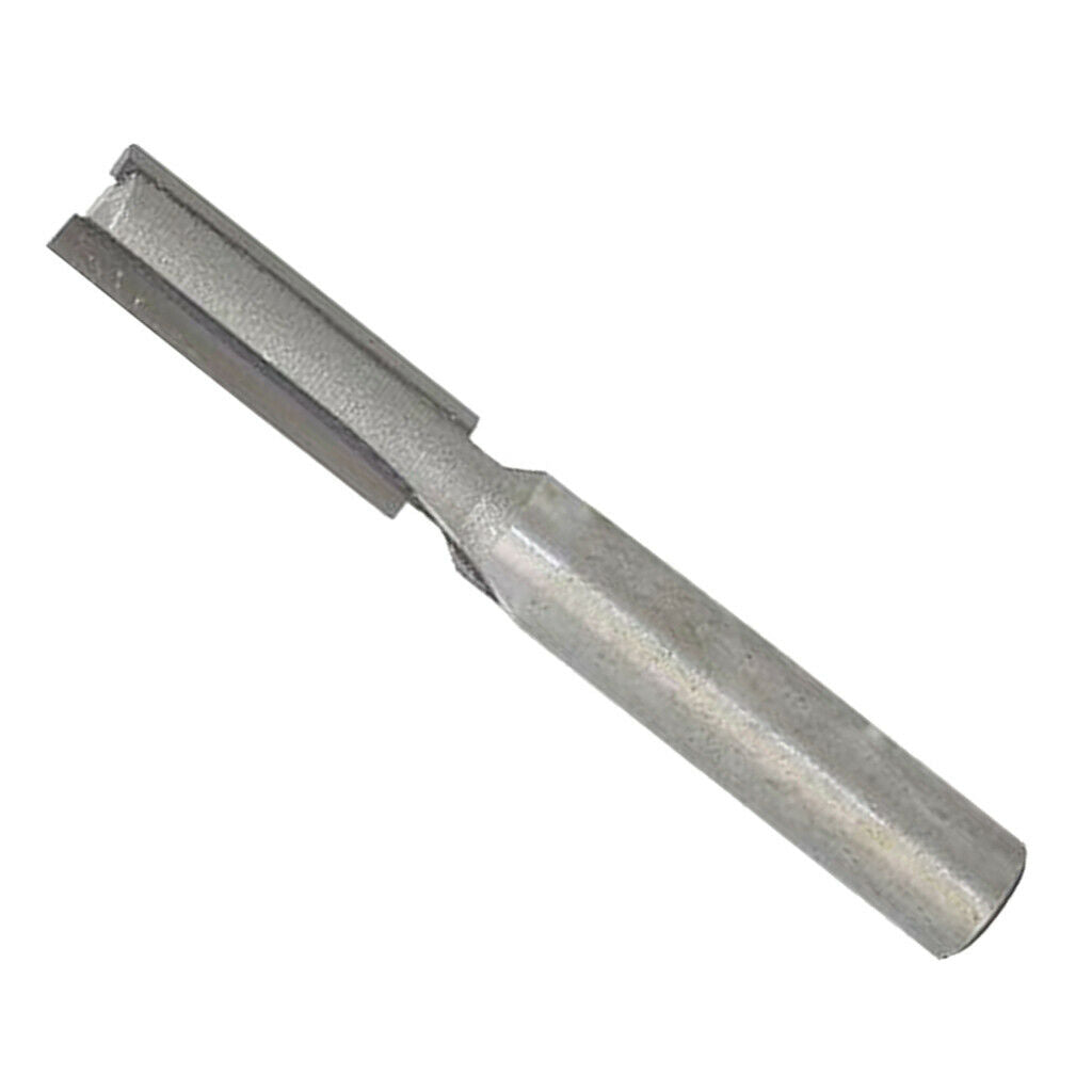 3PCS 1/4 Shank Single Flute Straight Cutters, 1/4, 1/8, 5/32 Cut Dia