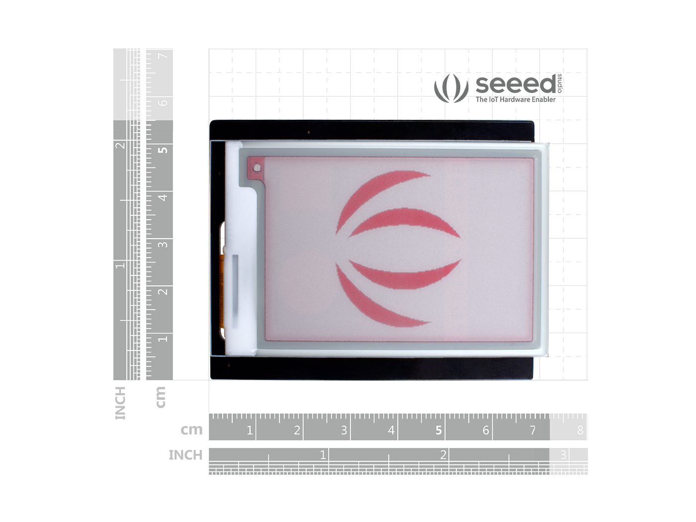 2.7'' Triple - Color E-Ink Display For Arduino 264x176 pixel SPI Interface Seeed