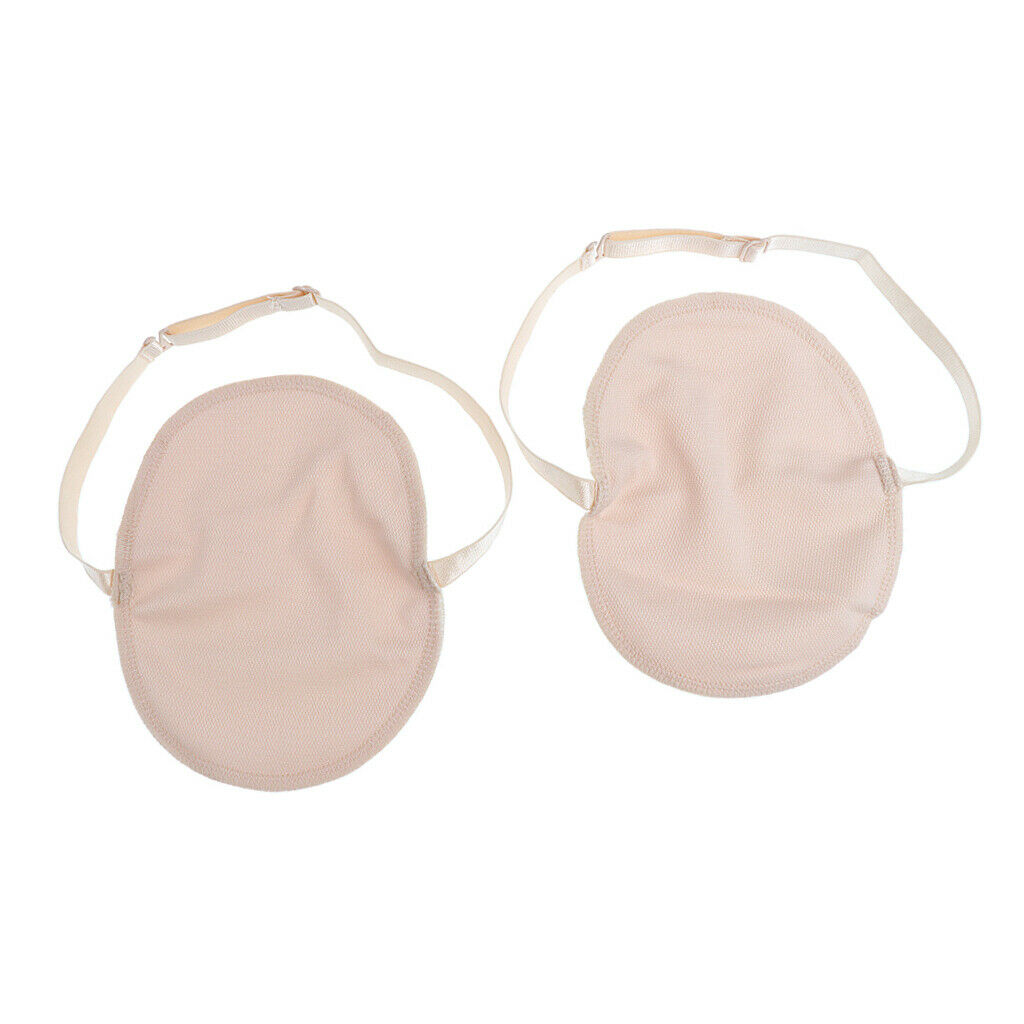 1Pair Underarm Sweat Pads Washable Underarm Armpit Sweat Absorbing Shield Dress