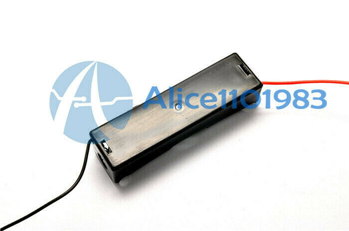 Plastic 18650 Battery Box Case Holder With Wire Cables For 18650 Batteries 3.7V