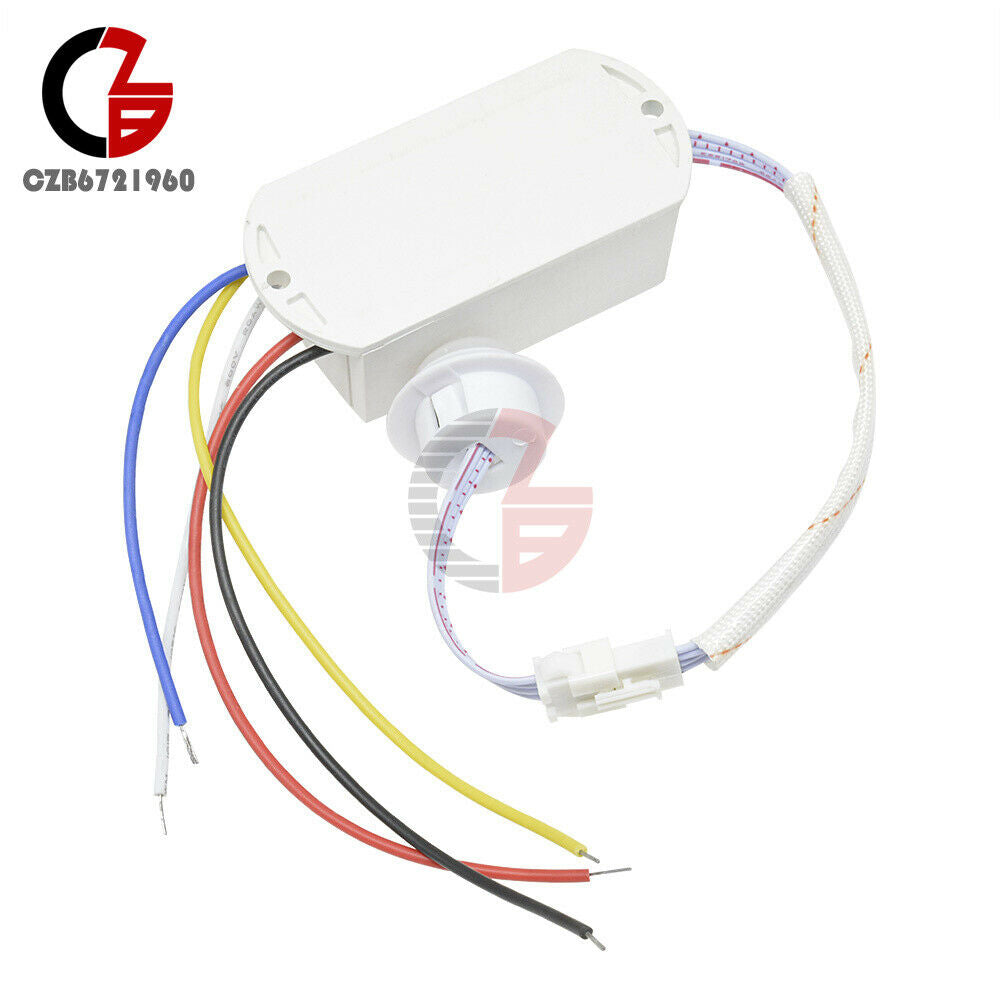 110V Practical Plastic Intelligent Light IR Body Motion Sensor Switch Module