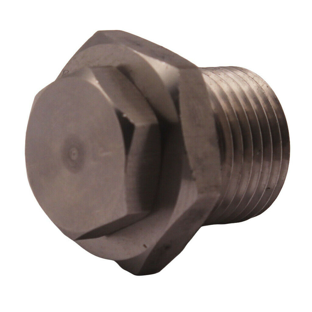 Stainless Oxygen Plug Reducer Adapter To Enclose M18x1.50 Oxygen Sensor Thread