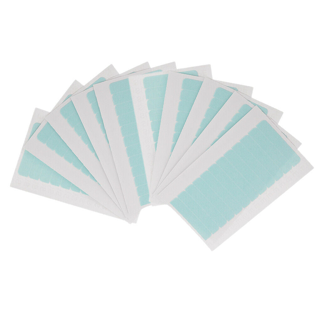 120 lot Dual Sides Wig Tape Glue Tabs for Skin Weft Hair Extensions Toupee