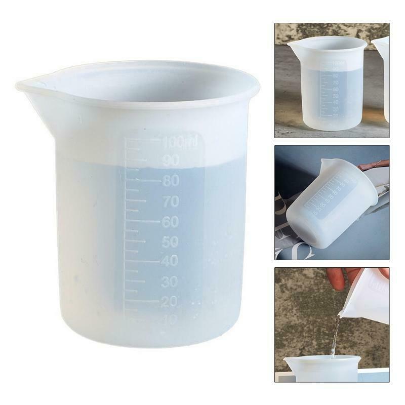 100ML Silicone Measuring Cup DIY Jewelry Making Tools Mixed Measure Accessories