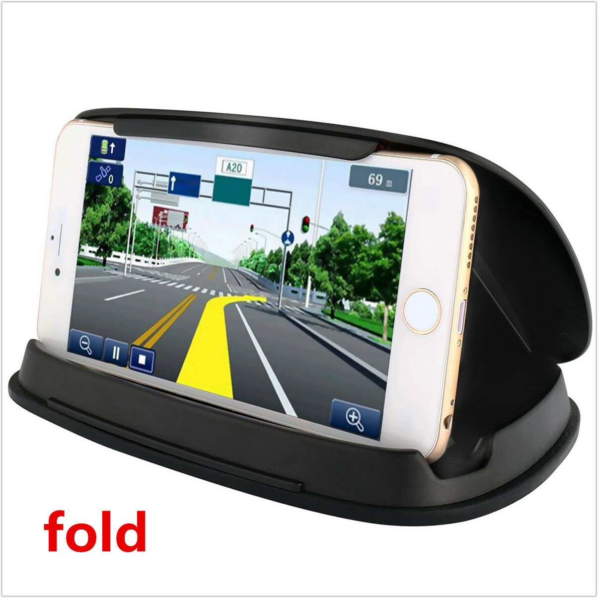 3-6.8 Inch Universal Anti-Slip Silicone mobile phone Holder Mounts Bracket  Clip