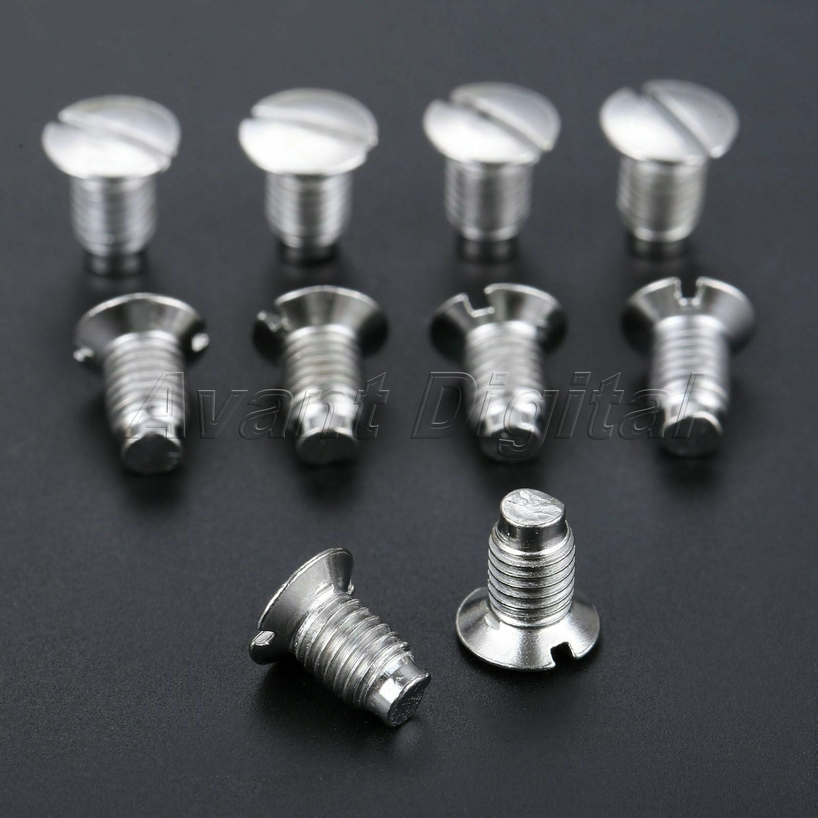 50Pcs Stainless Steel Needle Plate Screws Industrial Sewing Machine Accessories