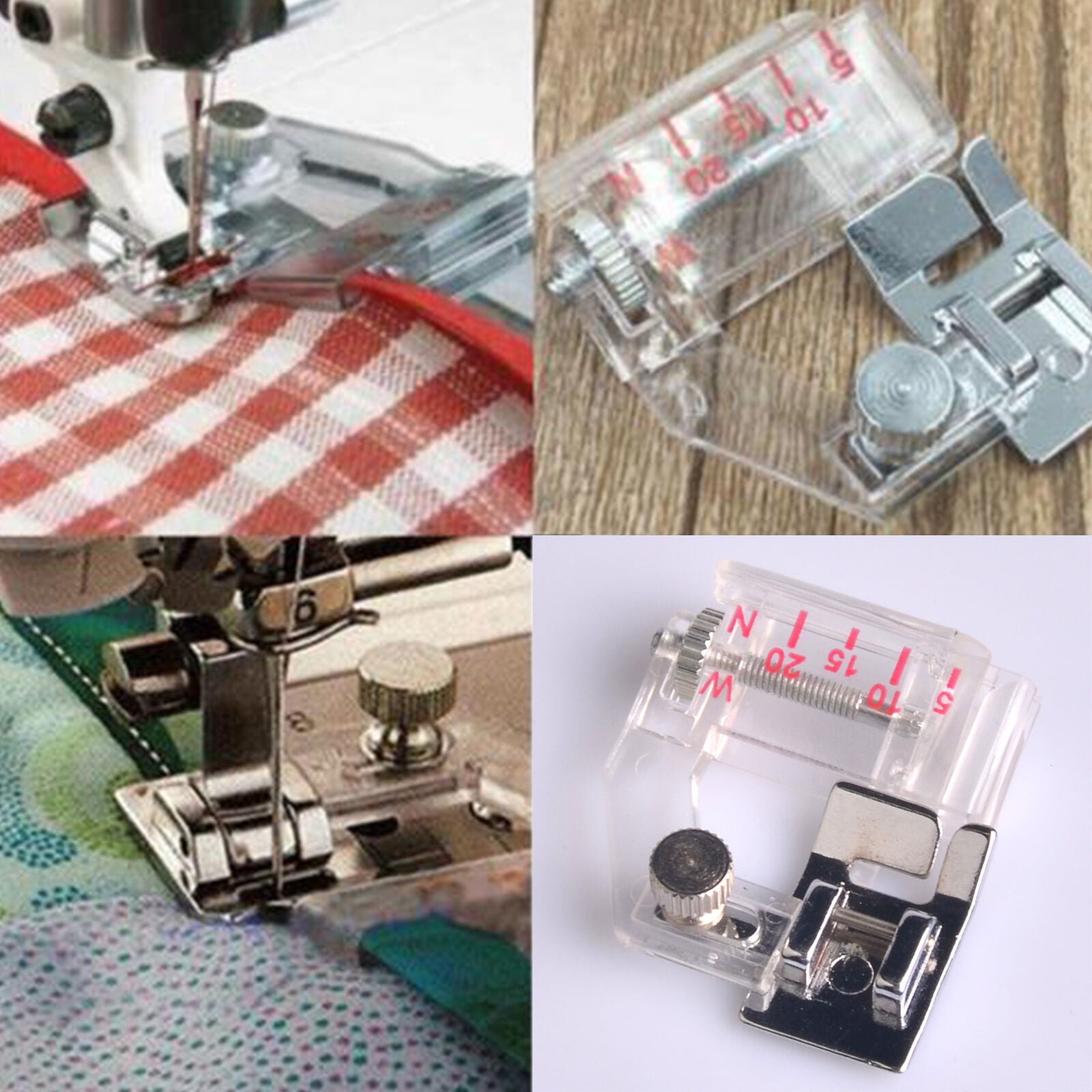 Snap On Adjustable Bias Tape Binding Foot Brother Janome Sewing Machine