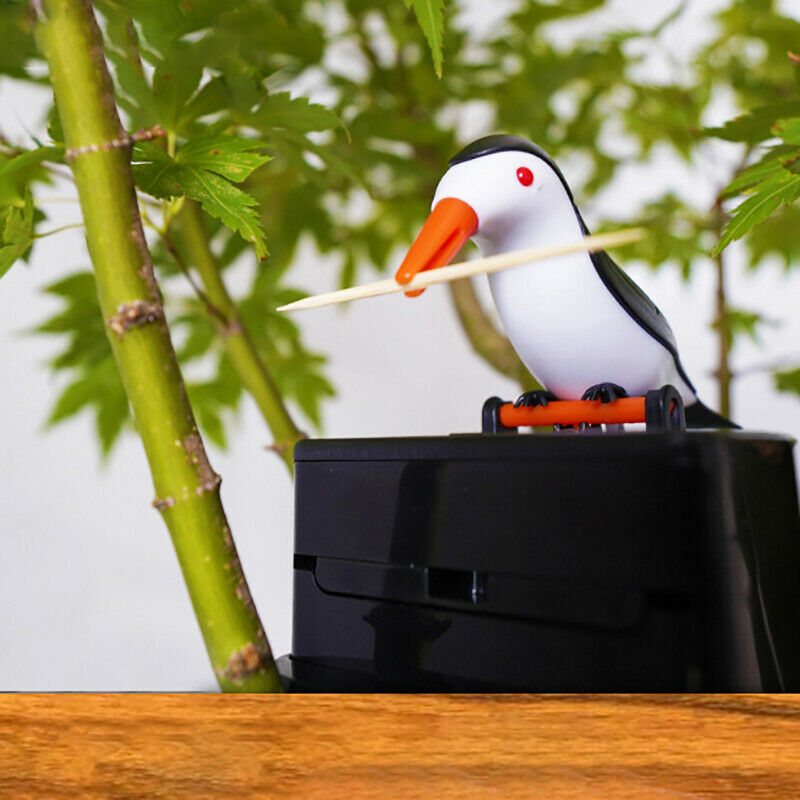 Small Bird Toothpick Container Automatic Toothpick Dispenser Toothpick Ho.l8
