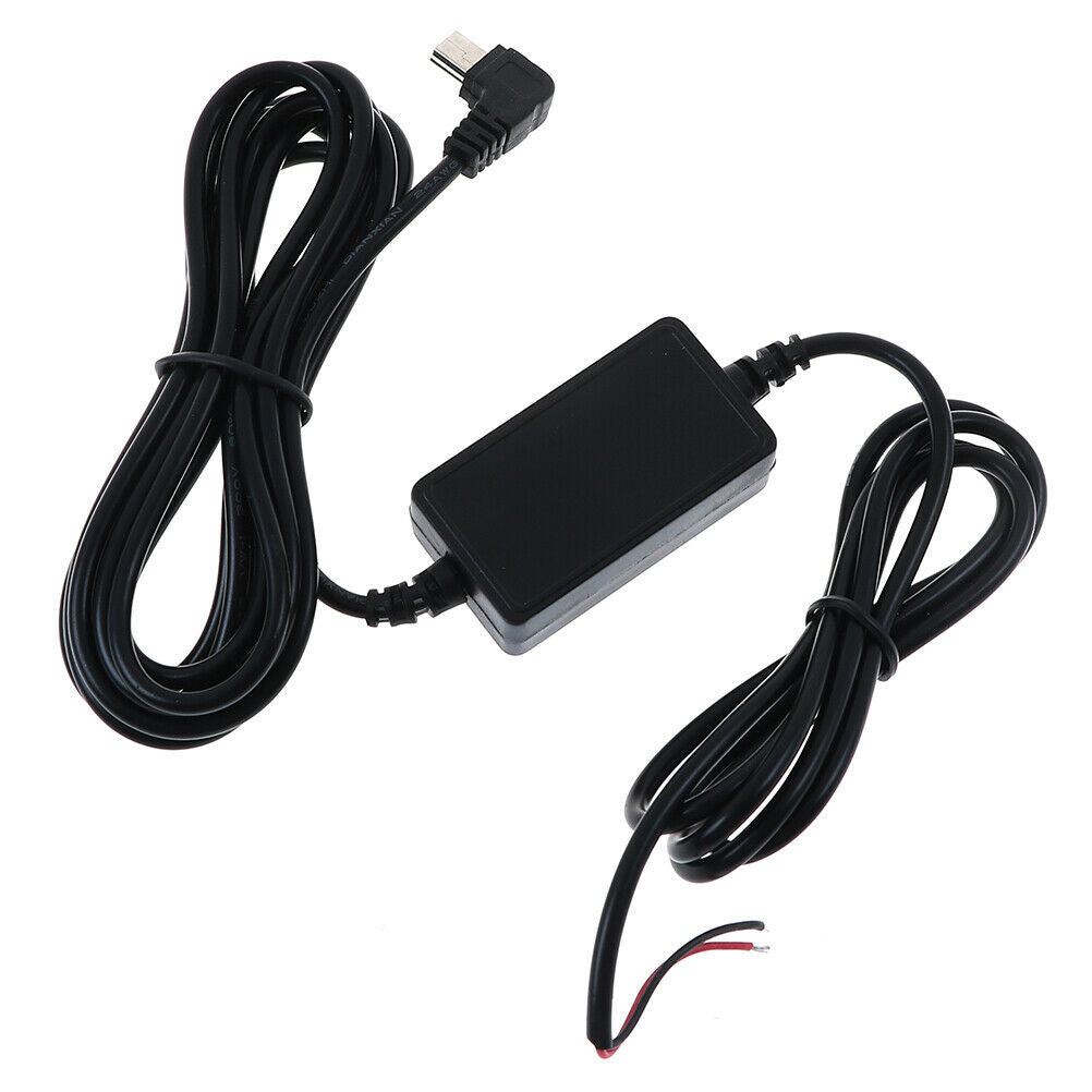 Car dash camera cam hard wire kit mini USB for car camcorder DVR 12V/24V to 5 IA