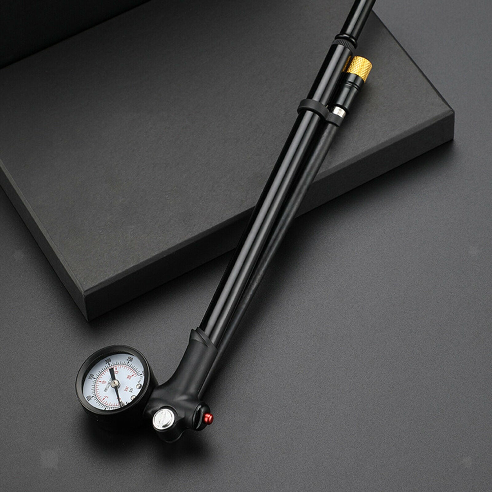 Shock Pump ( High-Pressure 120 PSI Max ) Fork Rear Shox MTB Bicycle Cycling