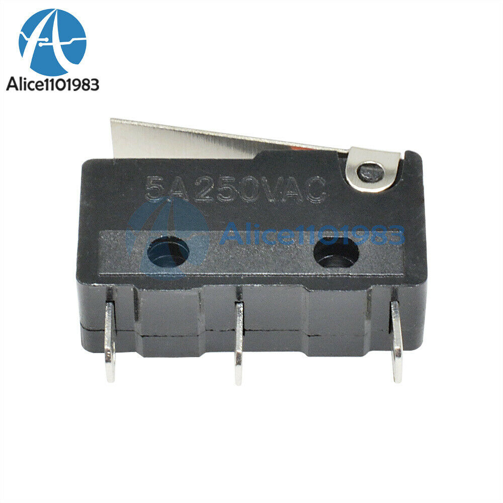 10PCS Tact Switch KW11-3Z 5A 250V Microswitch 3PIN Buckle New