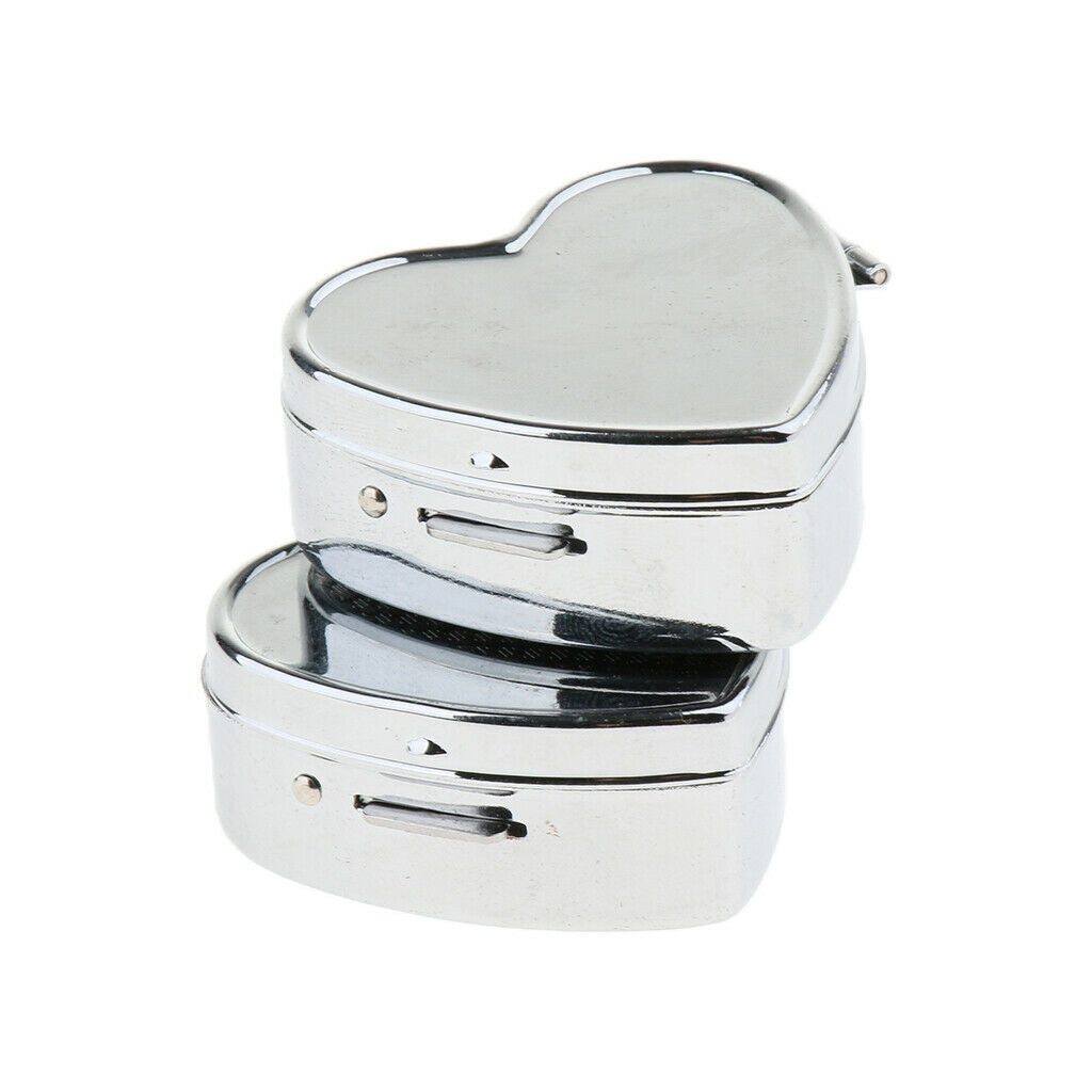 Lots 4 2/3 Slots Travel Pill Box Holder jewelry Beads Organizer for Purse
