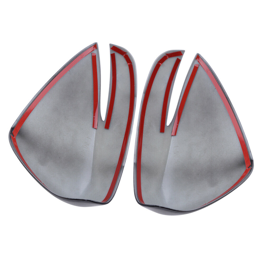 Pair Rearview Mirror Cover Cap Moulding Trim ABS Fit For Mazda CX-5 CX-4 CX-3