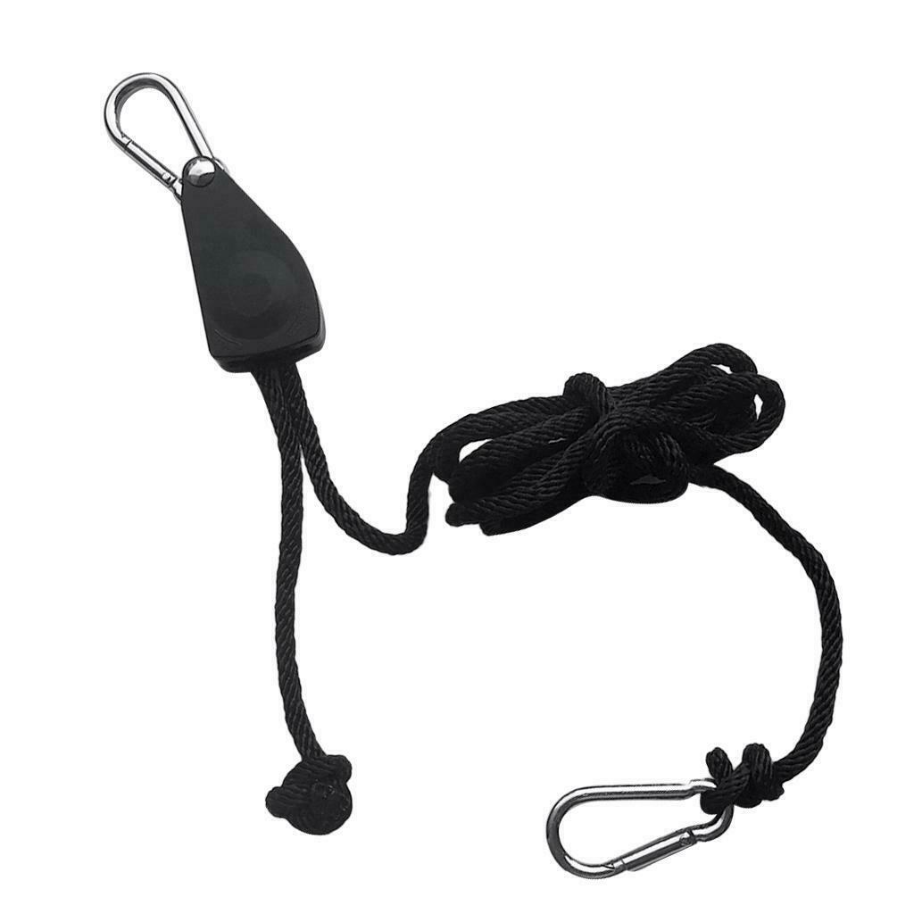Heavy Duty 68KG Nylon Ratchet Bow and Stern Tie Down Strap Rope Hanger Hook