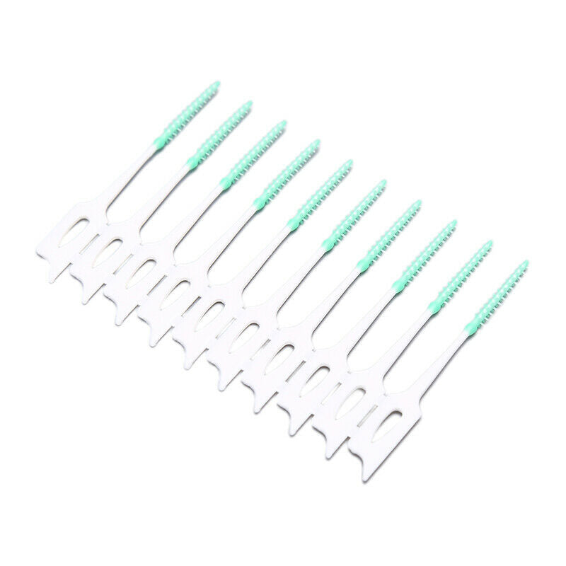Interdental Teeth Stick Brush 40pcs Oral Clean Care Picks Dental   BrushB.l8