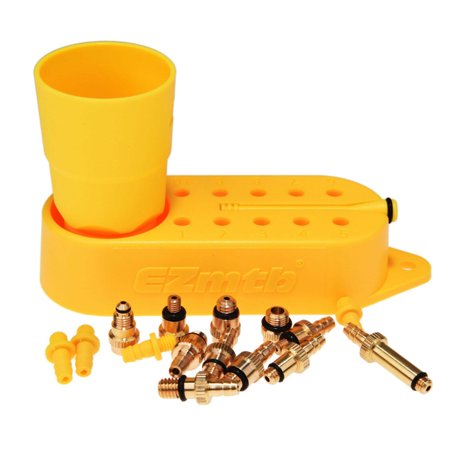 10 in 1 Bicycle Hydraulic Disc Bleeding Adapters Bike Oil Filling Joint Kit
