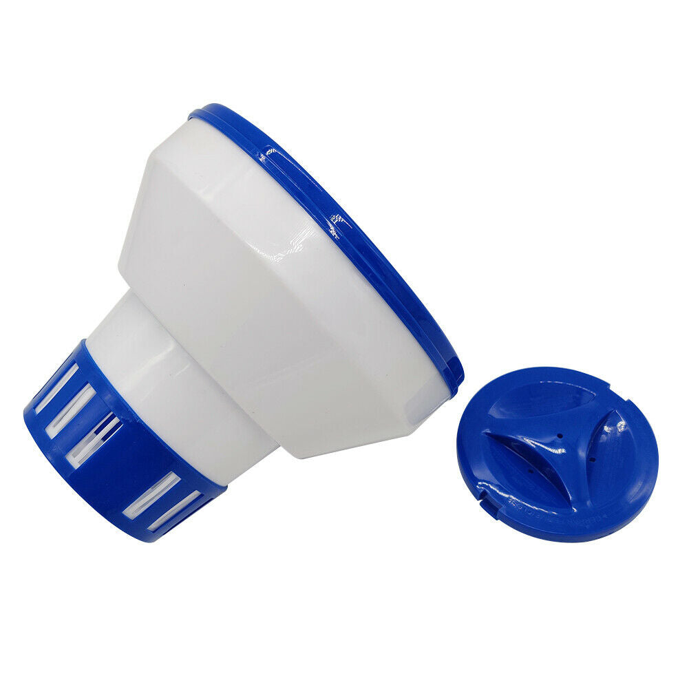 10 inch SPA Pool Floating Pill Box Auto Chlorine Bromine Tablet Dispenser @
