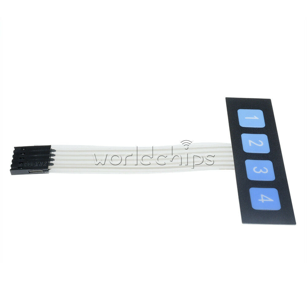 1x4 Matrix Array 4 Key Membrane Switch Keypad Keyboard 1*4 Keys for Arduino