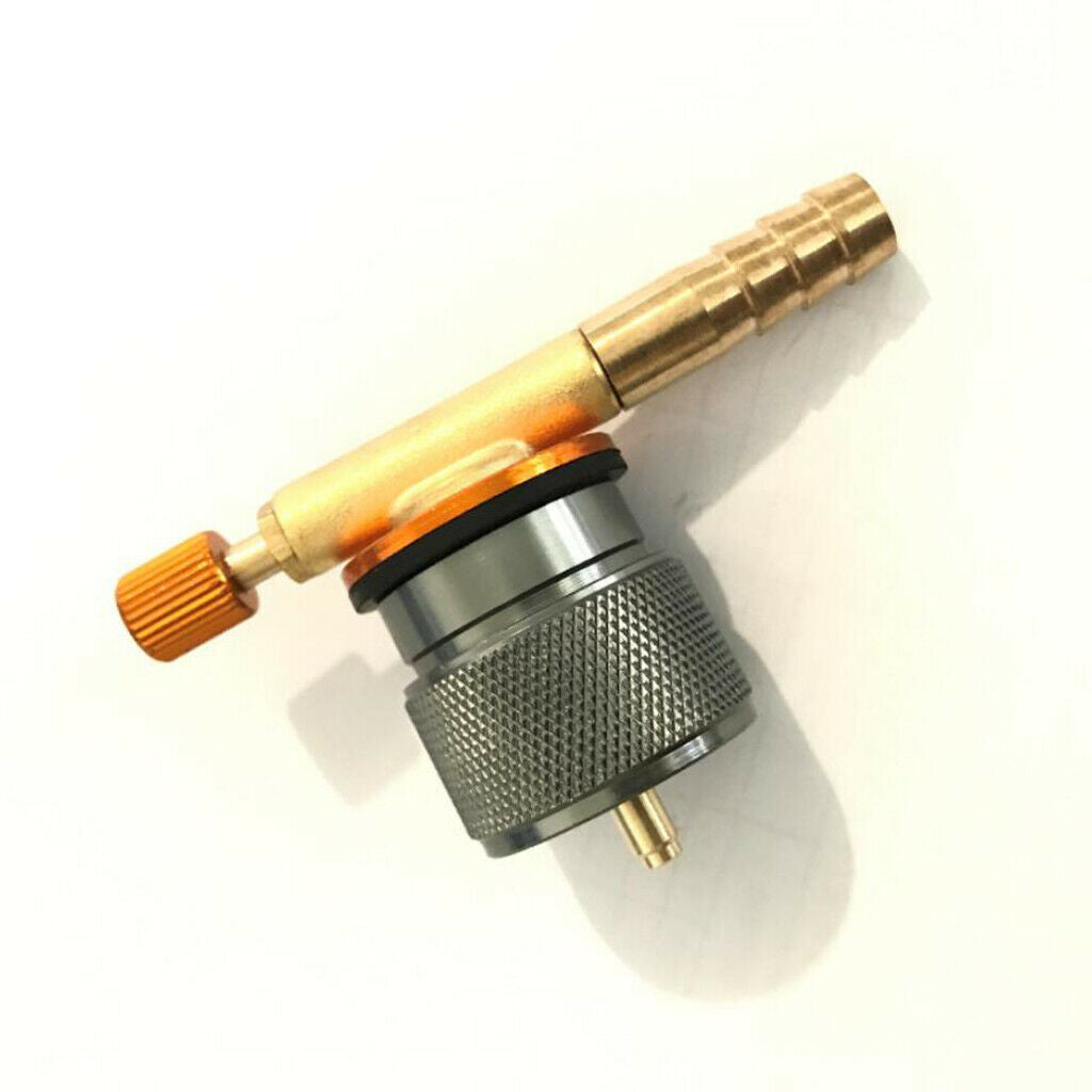 2X Outdoor Camping Stove Gas Propane Flat Tank Valve Connector Adapter Tool Set