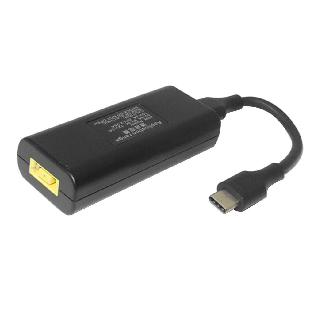 2x USB Female to USB Type C Jack Connector for Asus Laptop Charger 65W