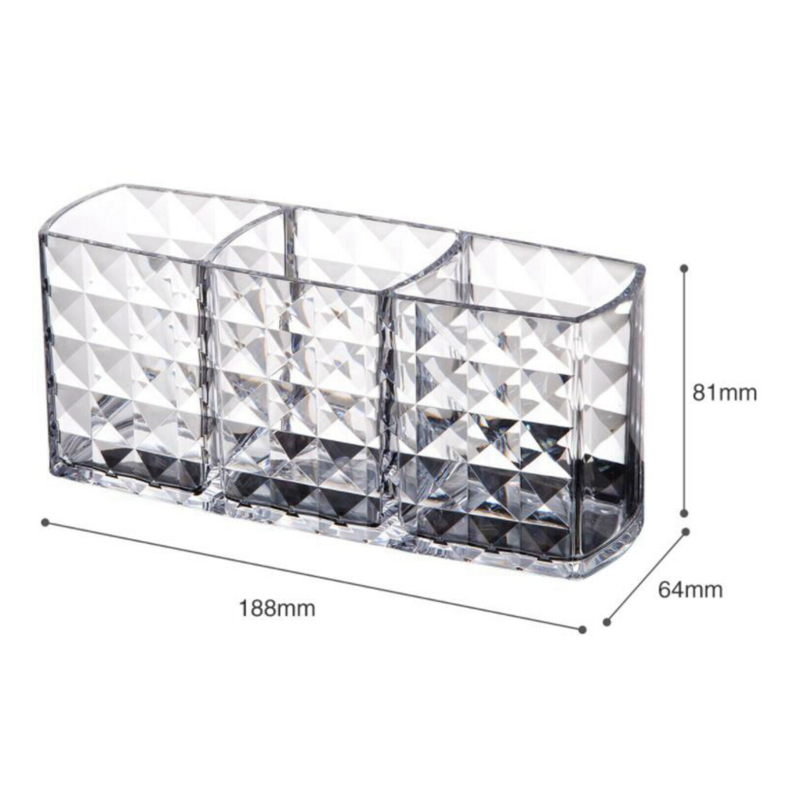 Acrylic Makeup Brush Holder Makeup Brush Organizer Cosmetics Pen Pencil Holder