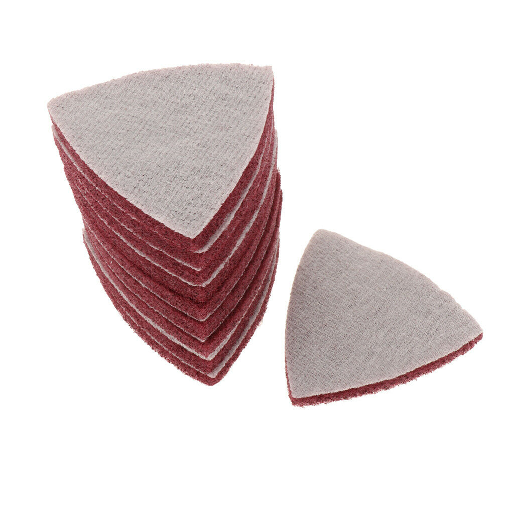 20 Pieces Heavy Duty Industrial Scouring Pad Sponge Sandpaper Grinding Tool