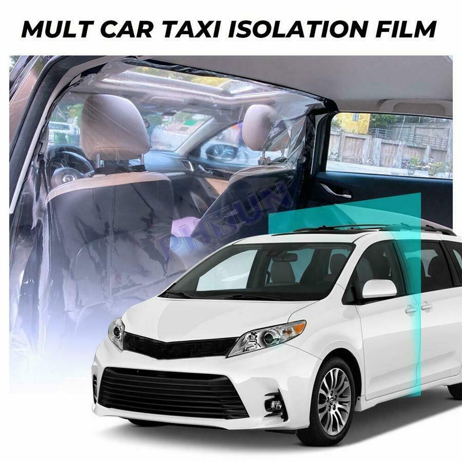 Car Taxi Air Conditioner Isolation Film Safety Partition Shield Protector Cover