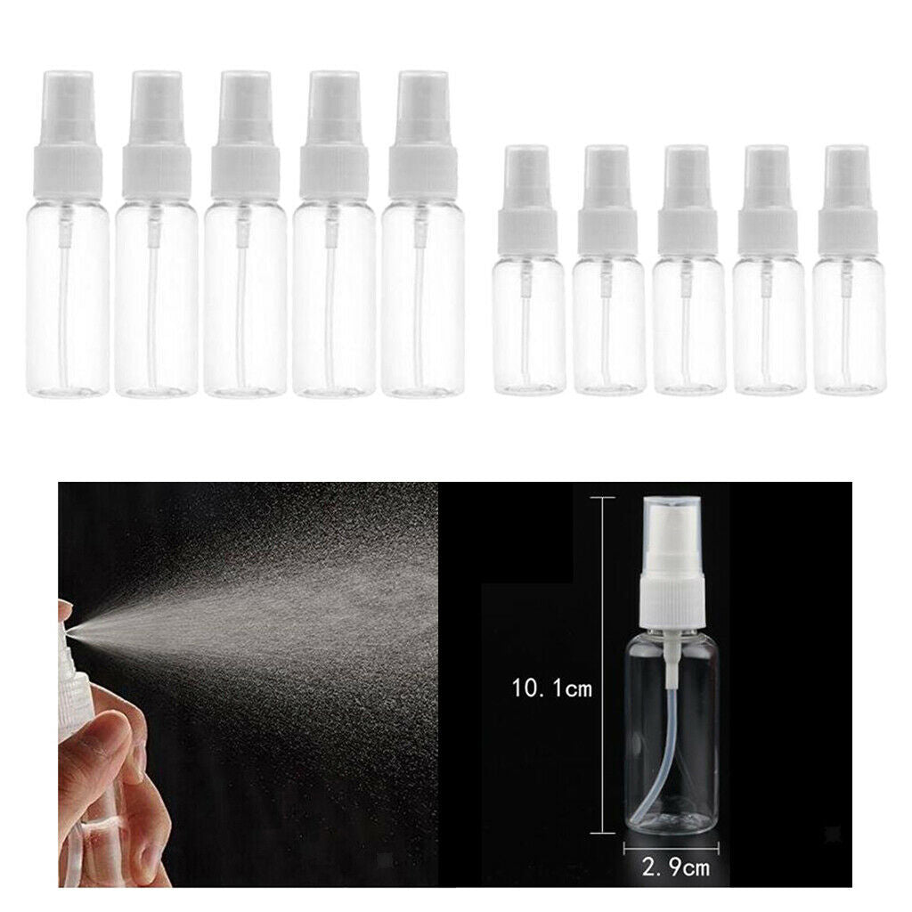 10Pcs Refillable Sprayer Makeup Cosmetic Atomizer Bottles Travel Container