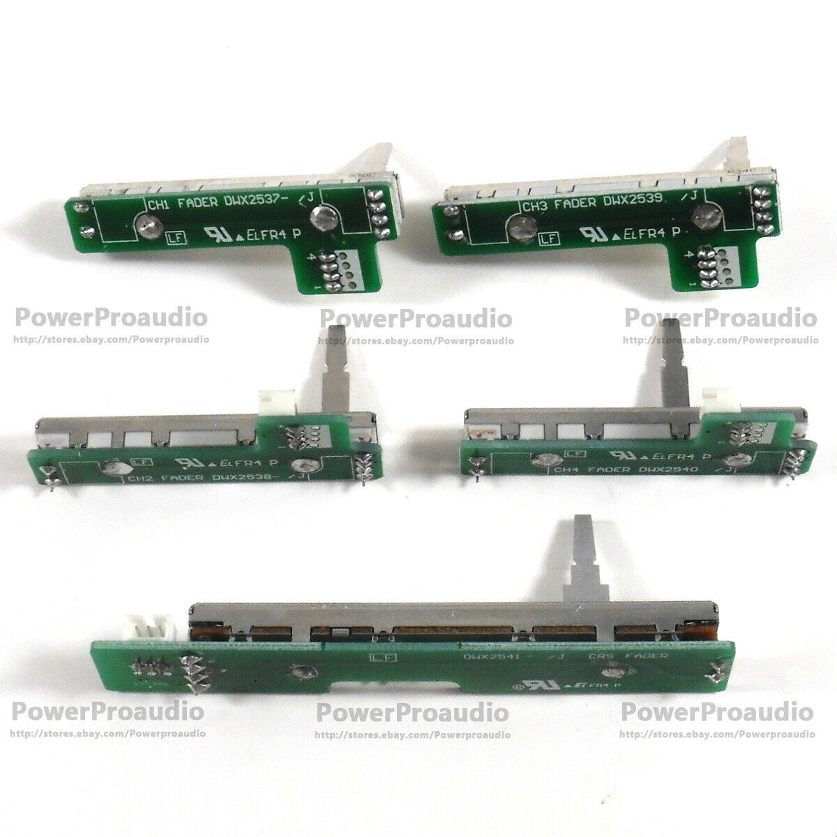 Made in Japan  5PCS FADER FOR  PIONEER DJM 800 DWX2537 2538 2539 2540 2541 ALPS