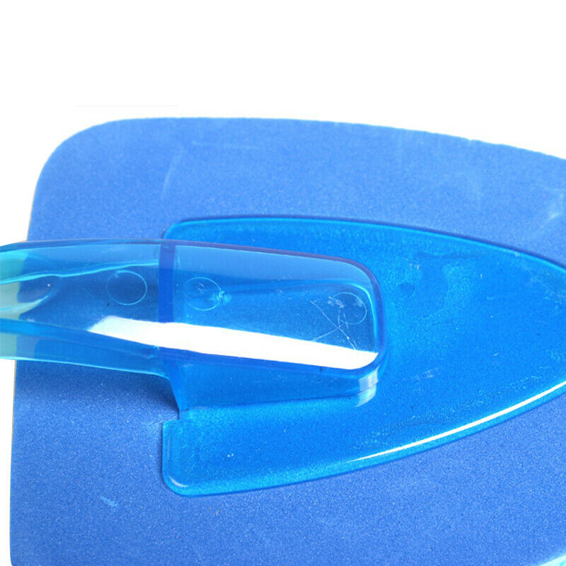1PC Car Wash Cleaning Triangle Sponge Brush Blue Wave Hand Tool Water Absorption