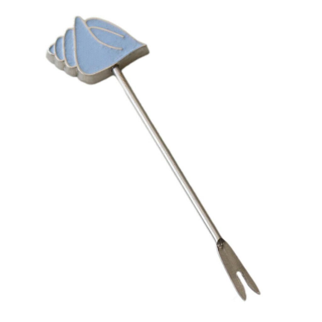 Conch Design Stainless Steel Mini Salad Fruit Fork Appetizer Dessert Fork