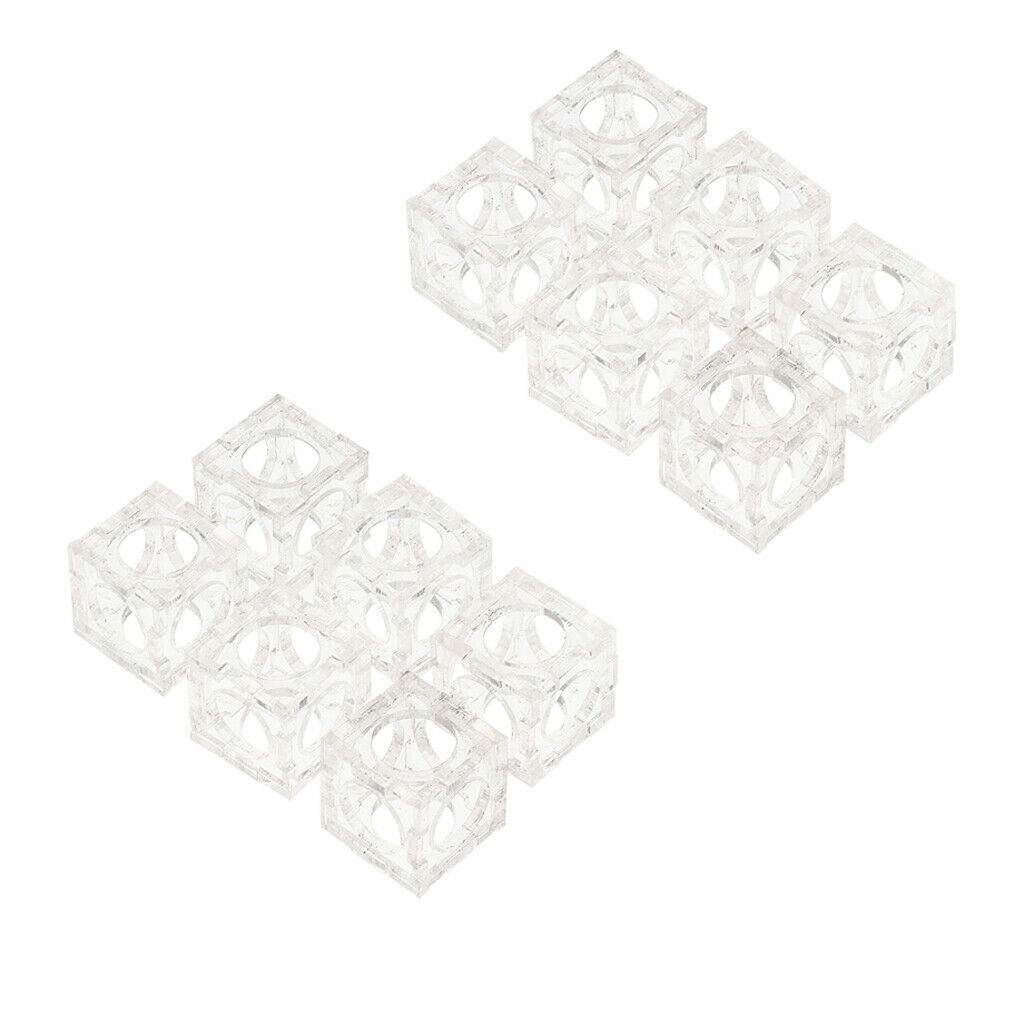 12 Pcs Acrylic Shrimp Shelter Decoration for Fish Tank Shrimp House Small Fish