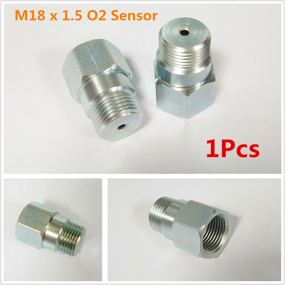 Universal M18 X 1.5 O2 Extension Adapter Auto Car Oxygen Sensor Extender Spacer