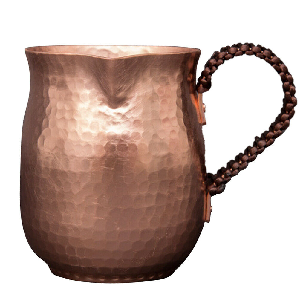 Copper Cup Thicken Hot Milk Cup Mug Coffee Tea Beer Drinking Cup 450ml