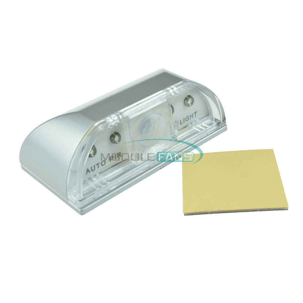 Infrared Detection 4 LED PIR Motion Sensor Home Kitchen Stairway Light Lamp