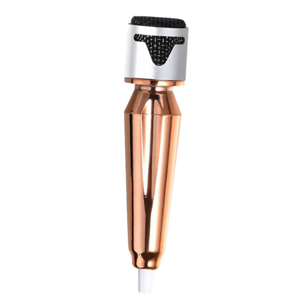 2Pcs Handheld Microphone 3.5mm Portable Laptop Vocal Mobile Mic for Sing